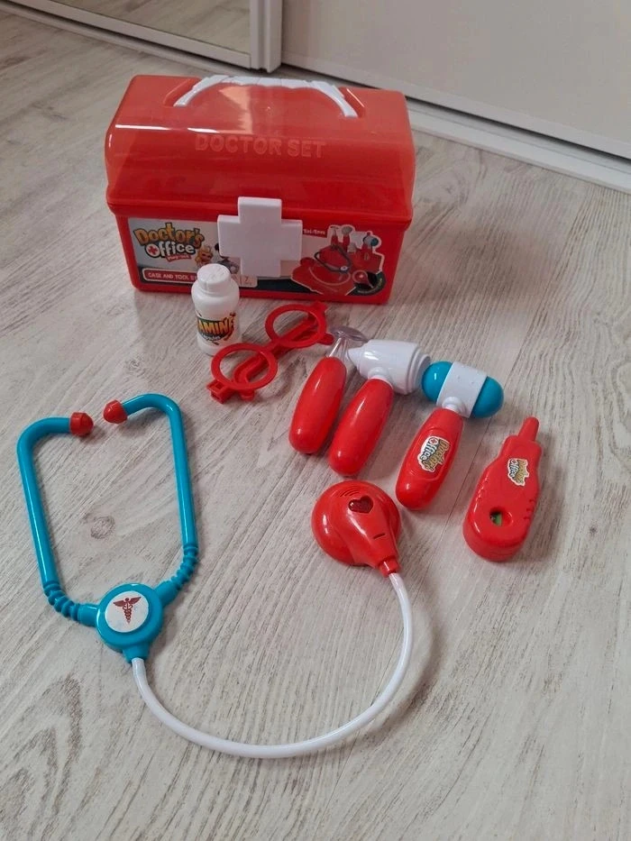 🩺 jeu/jouet Mallette de docteur enfant – Avec effets sonores et lumineux
